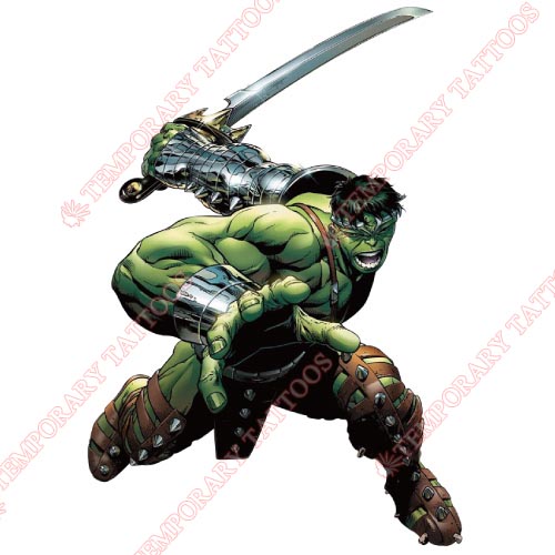 Hulk Customize Temporary Tattoos Stickers NO.166